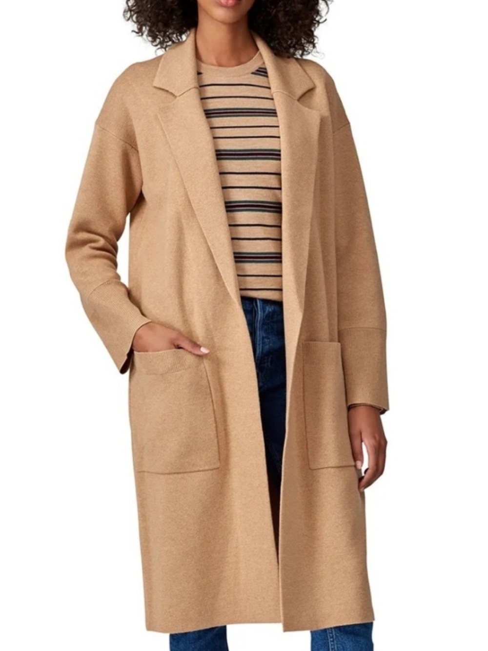 J.Crew Ella Open Front Long Sweater Blazer